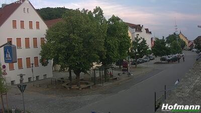 Archived image Webcam Bogen in Lower Bavaria - village square