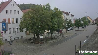 Archived image Webcam Bogen in Lower Bavaria - village square