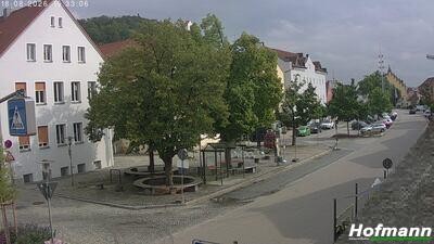 Archived image Webcam Bogen in Lower Bavaria - village square