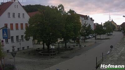 Archived image Webcam Bogen in Lower Bavaria - village square