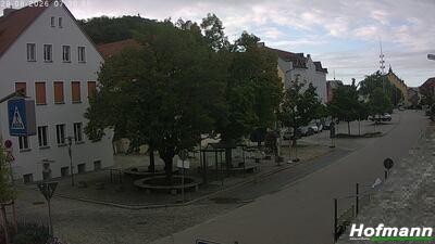 Archived image Webcam Bogen in Lower Bavaria - village square