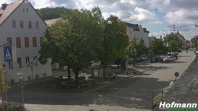 Archived image Webcam Bogen in Lower Bavaria - village square