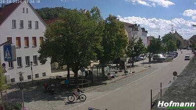 Archived image Webcam Bogen in Lower Bavaria - village square