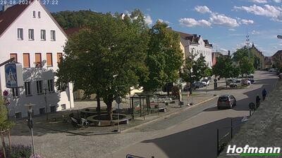 Archived image Webcam Bogen in Lower Bavaria - village square
