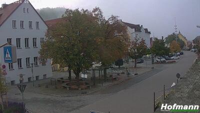Archived image Webcam Bogen in Lower Bavaria - village square