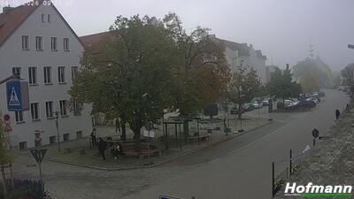 Archived image Webcam Bogen in Lower Bavaria - village square