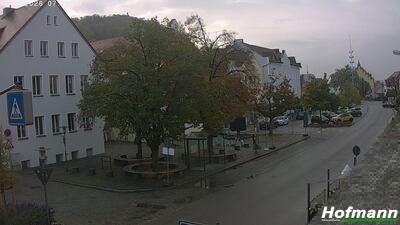 Archived image Webcam Bogen in Lower Bavaria - village square
