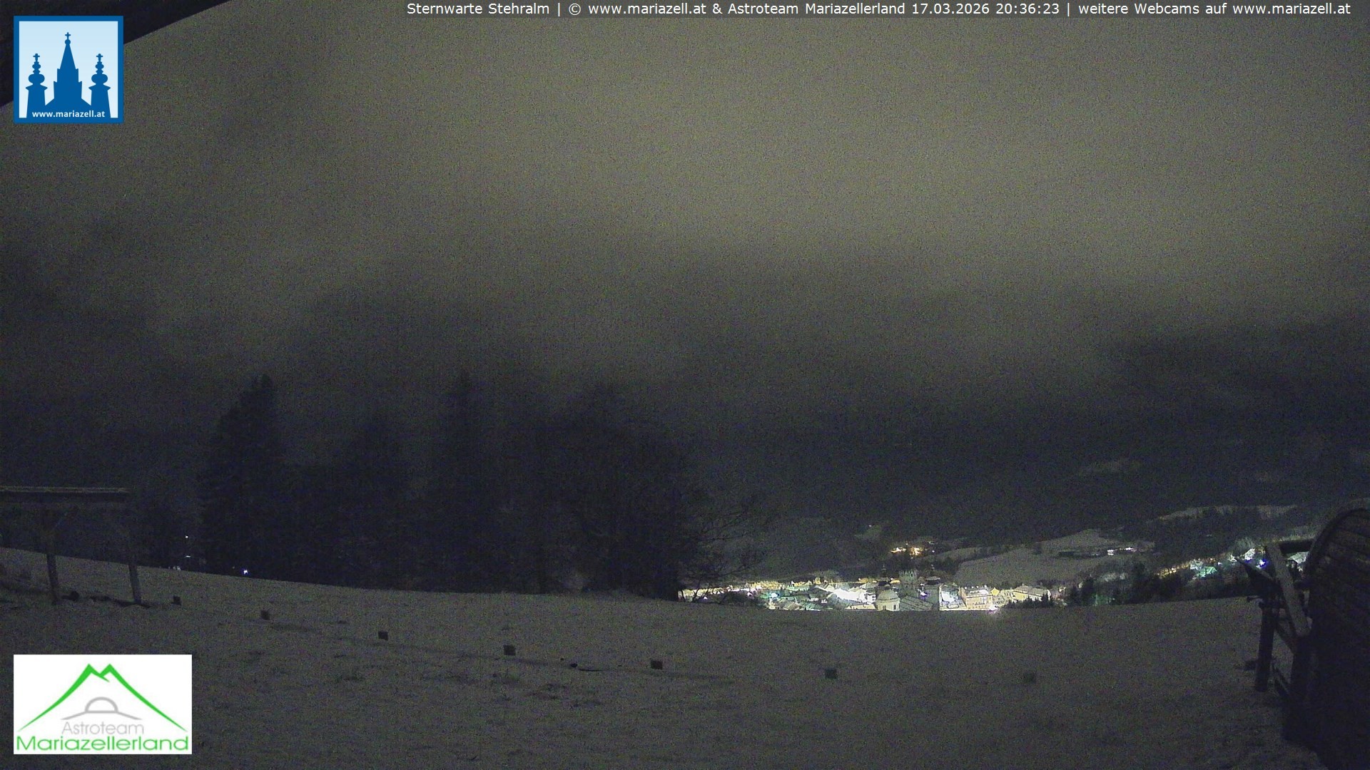 Archived image Webcam Observatory Stehralm near Mariazell