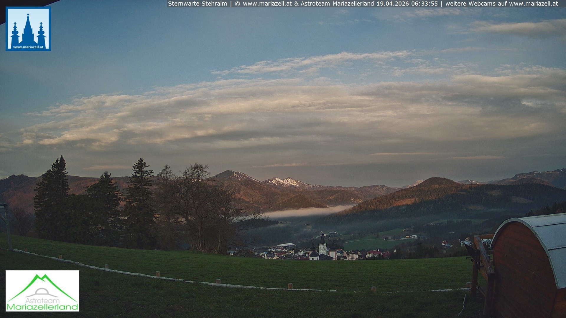 Archiv Foto Webcam Sternwarte Stehralm Mariazell