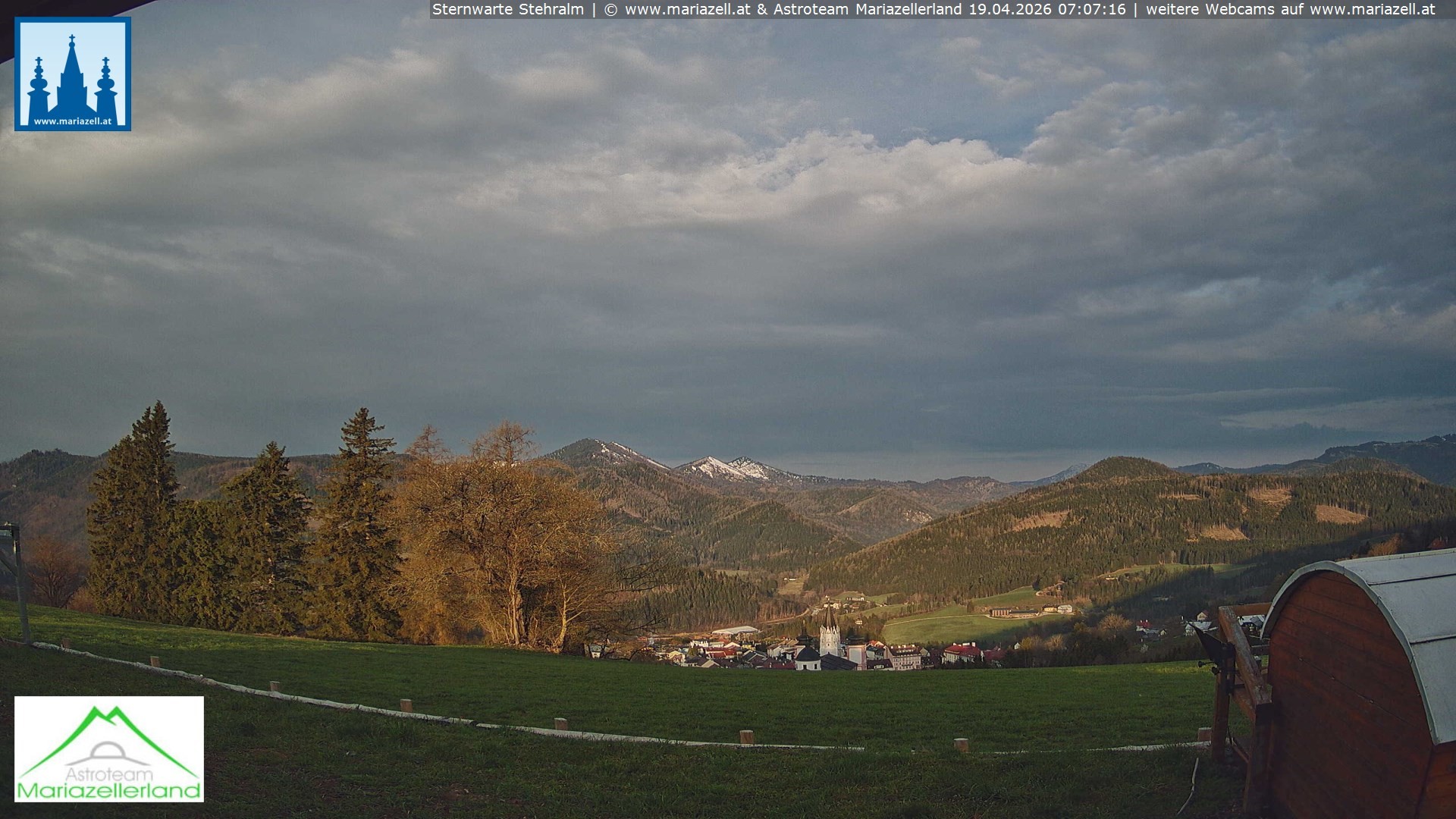 Archiv Foto Webcam Sternwarte Stehralm Mariazell
