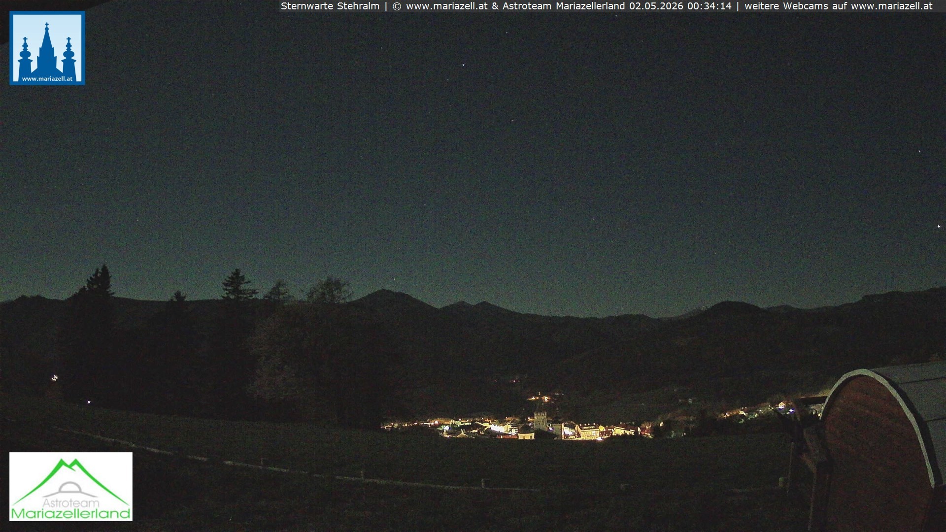 Archived image Webcam Observatory Stehralm near Mariazell