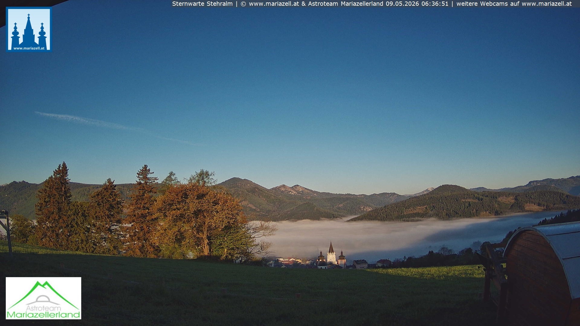 Archiv Foto Webcam Sternwarte Stehralm Mariazell