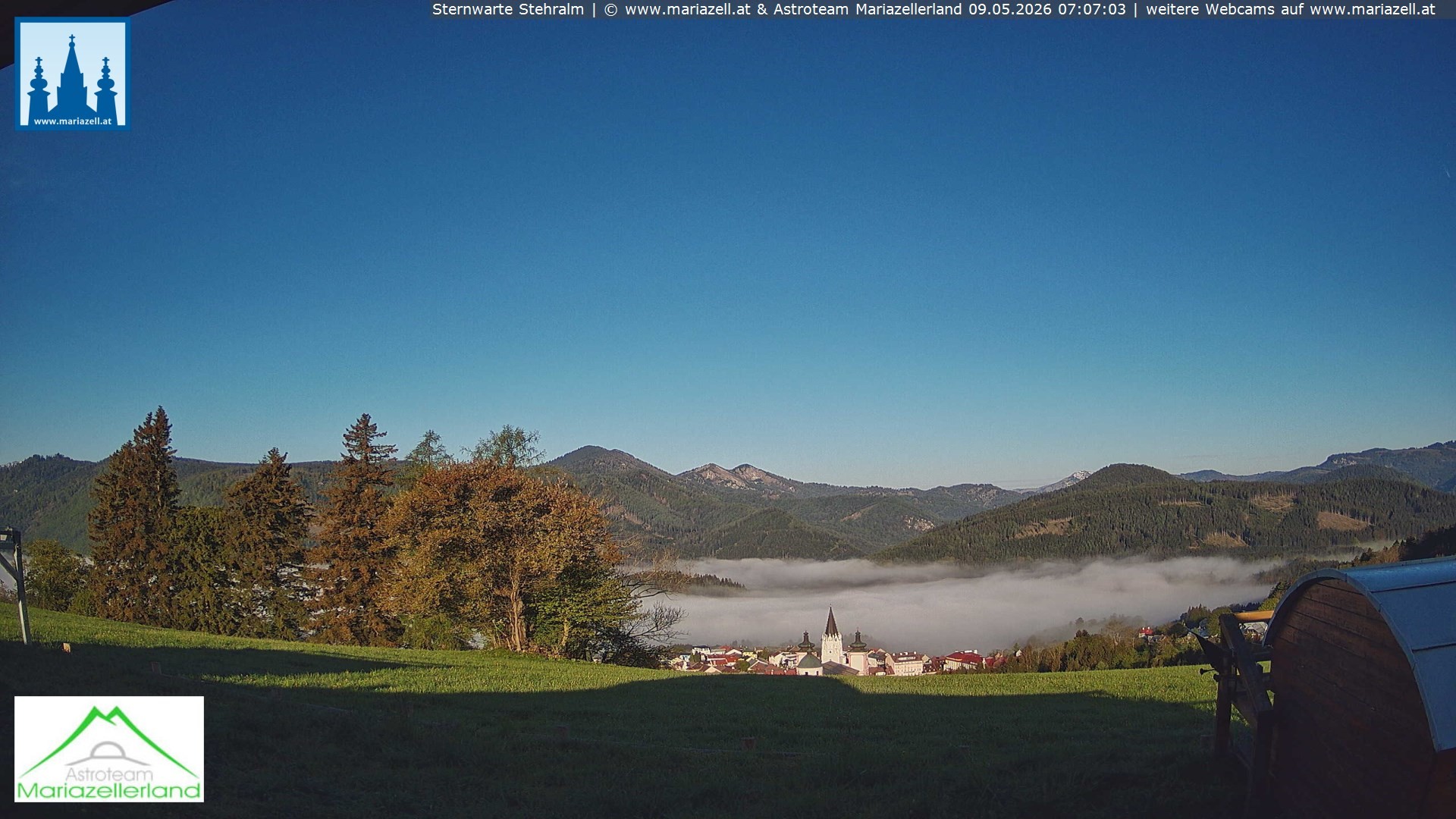 Archiv Foto Webcam Sternwarte Stehralm Mariazell