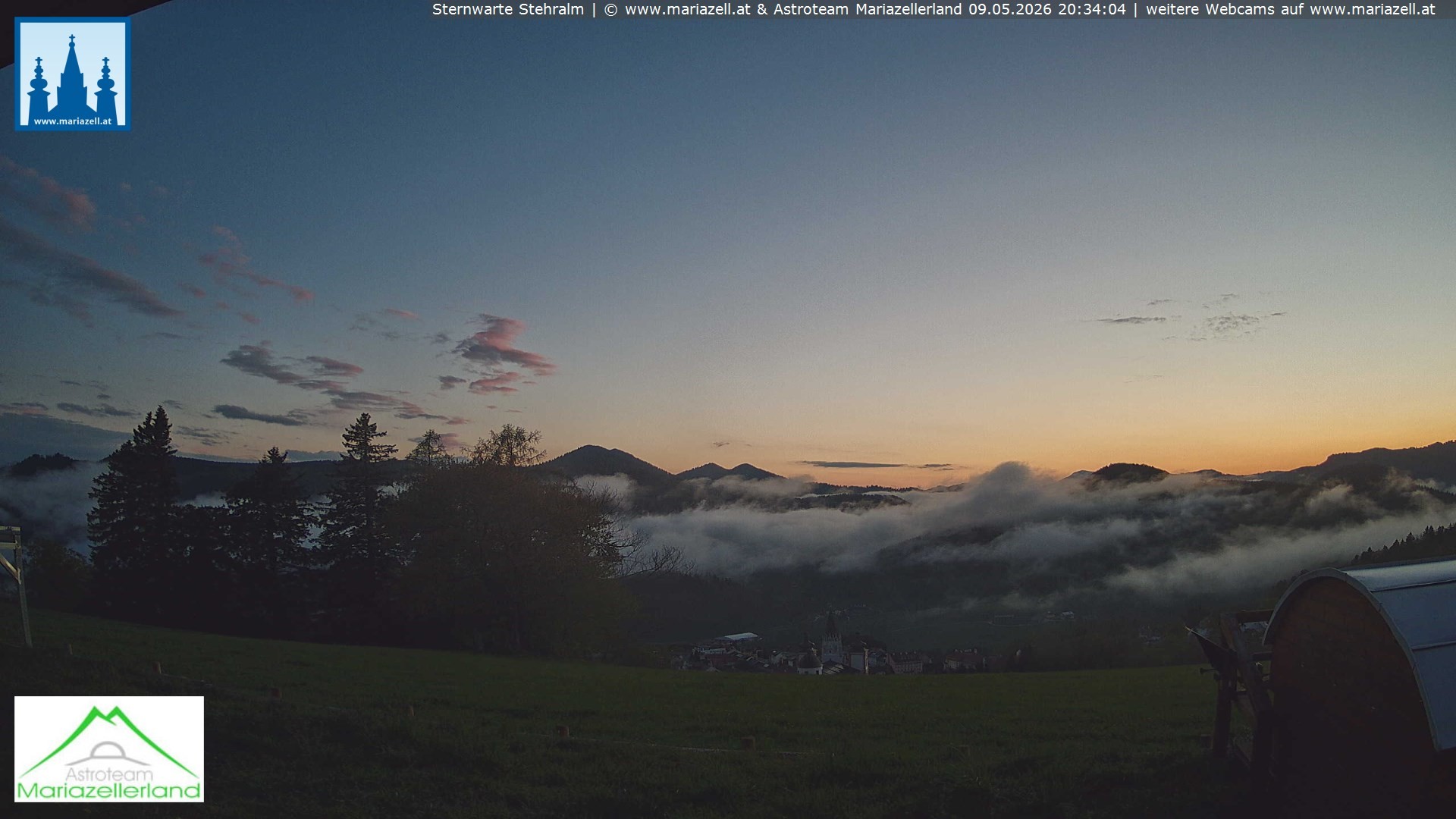 Archiv Foto Webcam Sternwarte Stehralm Mariazell