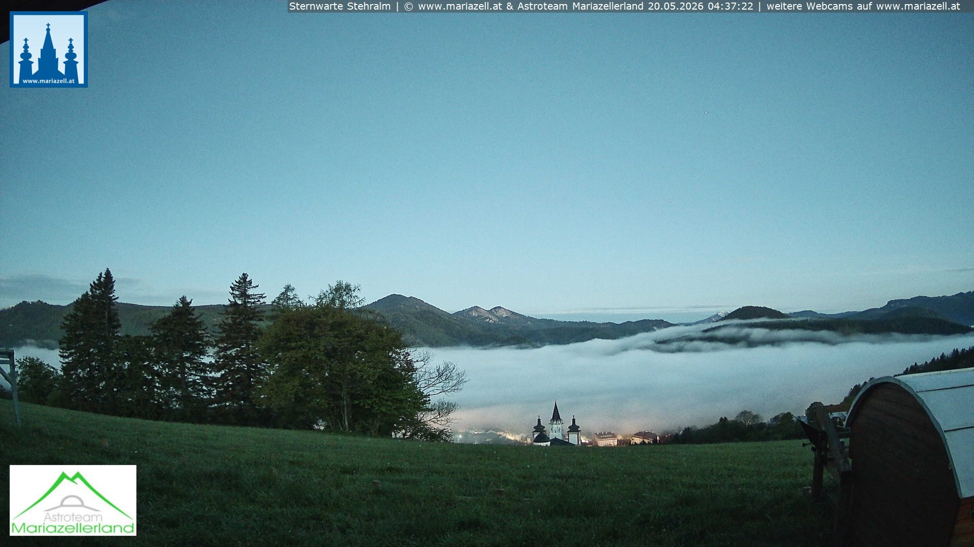 Archiv Foto Webcam Sternwarte Stehralm Mariazell