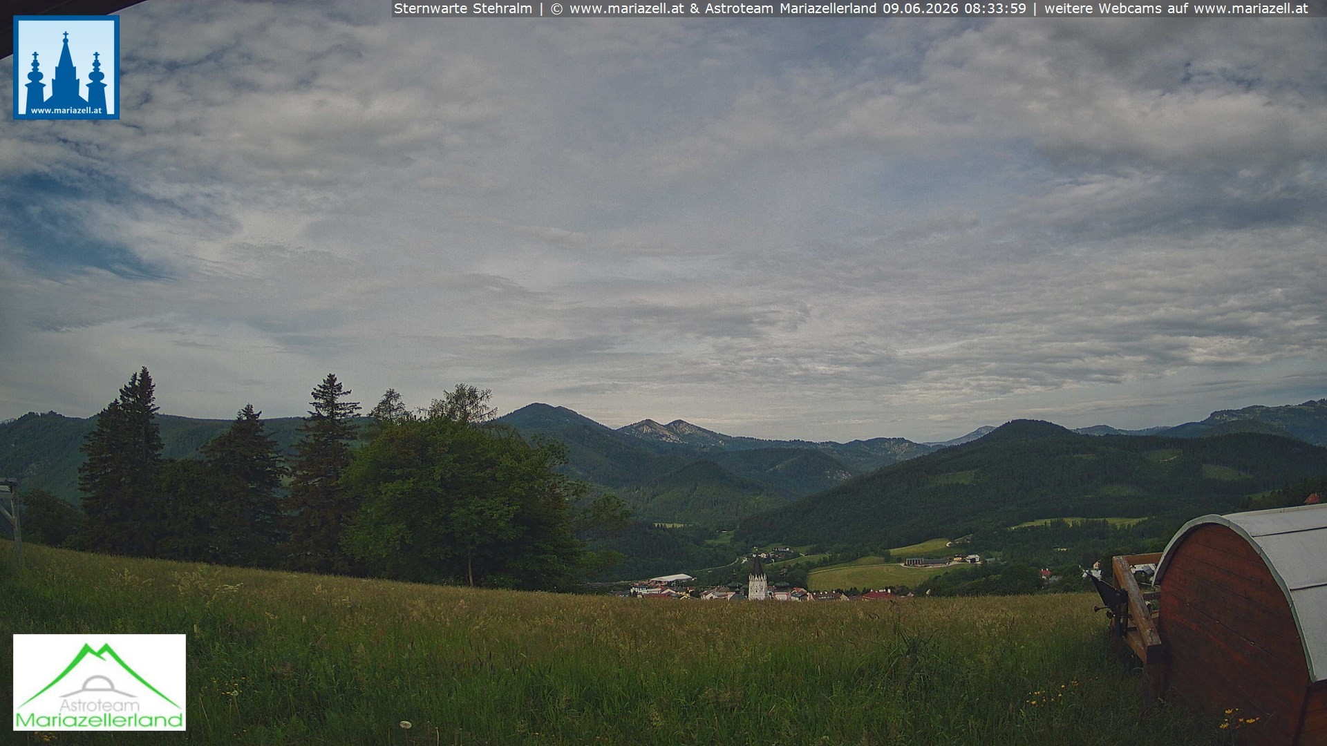 Archiv Foto Webcam Sternwarte Stehralm Mariazell