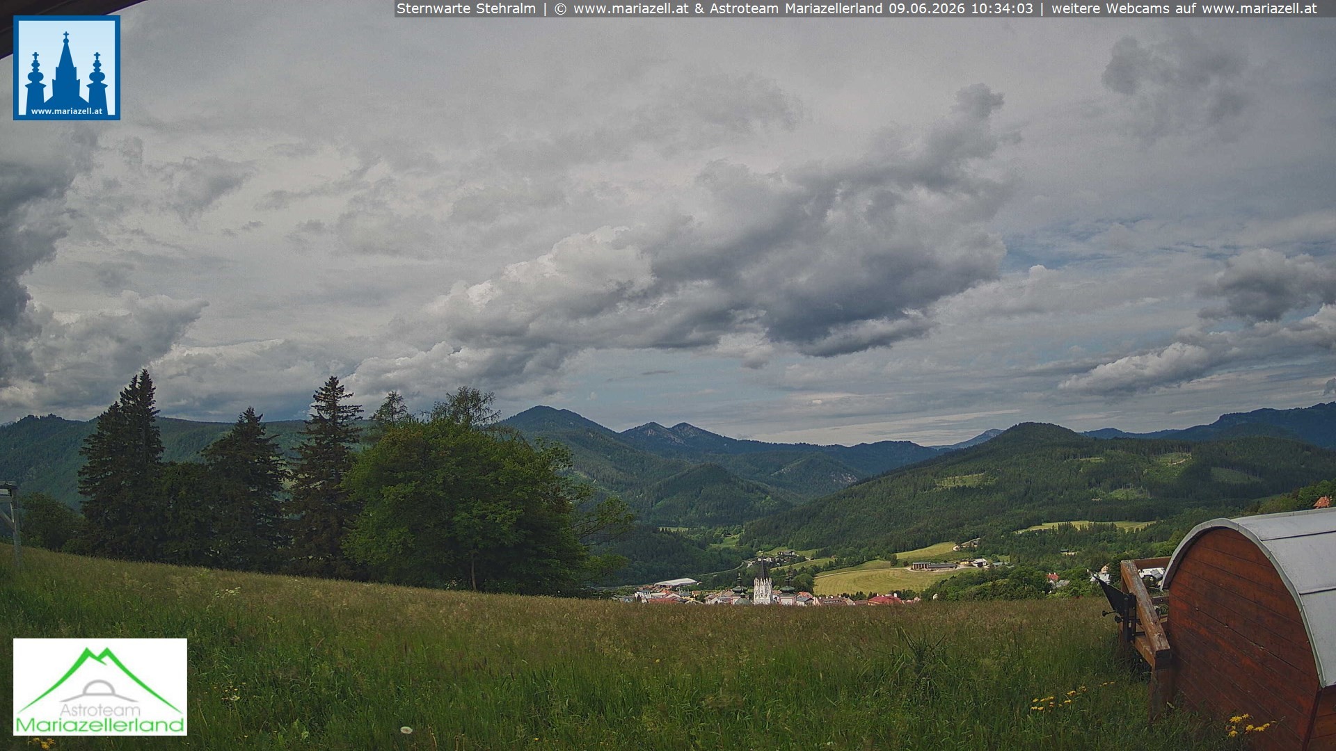 Archiv Foto Webcam Sternwarte Stehralm Mariazell