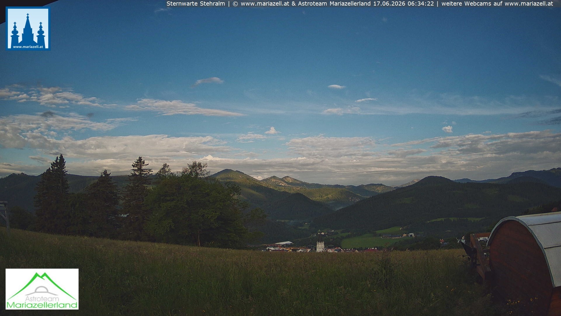 Archiv Foto Webcam Sternwarte Stehralm Mariazell