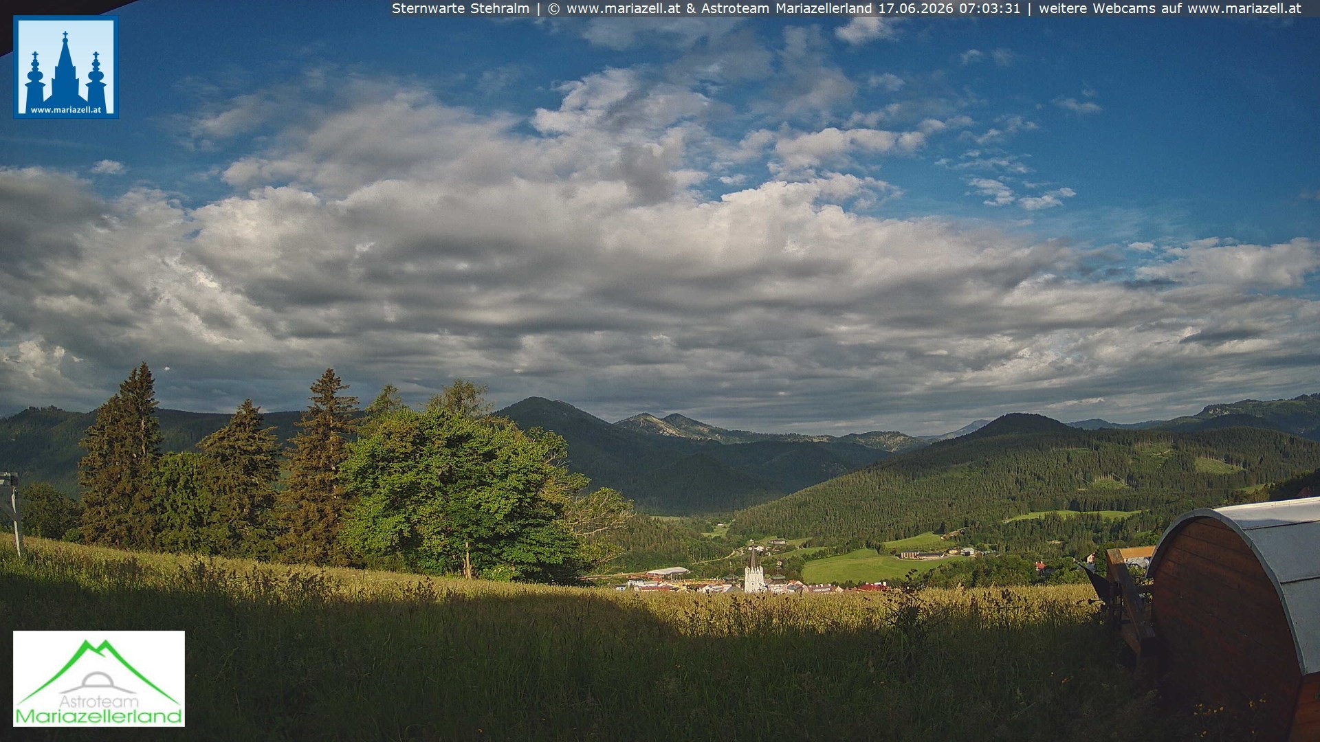 Archiv Foto Webcam Sternwarte Stehralm Mariazell