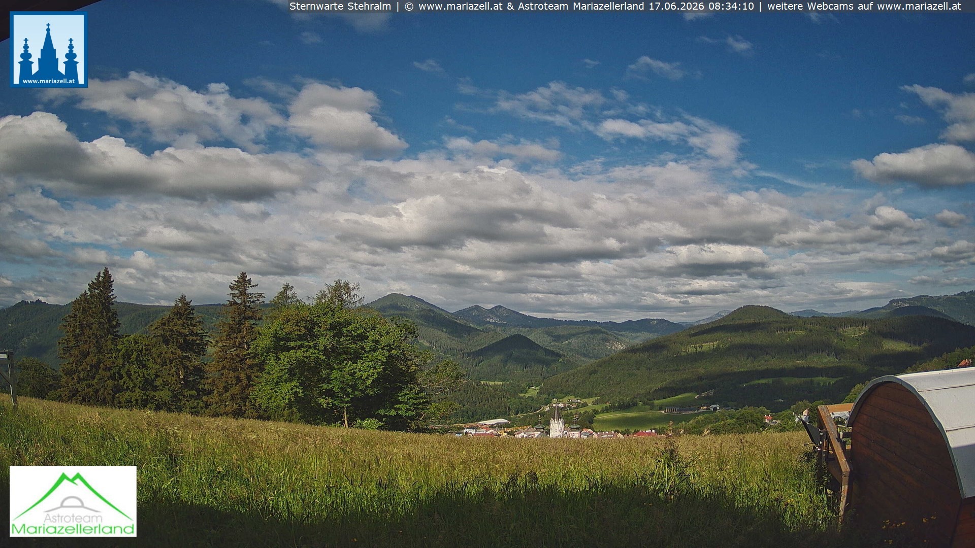 Archiv Foto Webcam Sternwarte Stehralm Mariazell