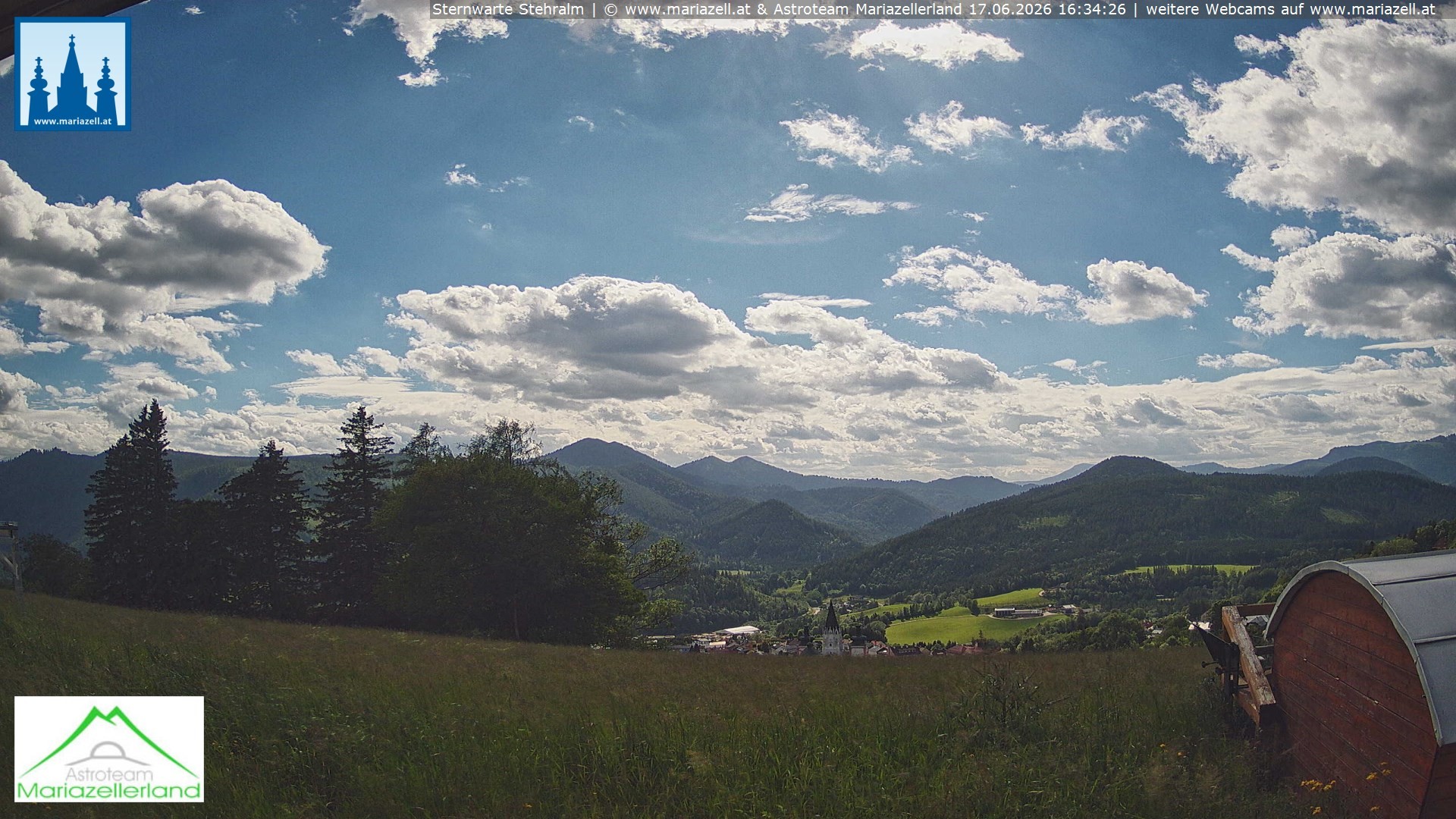 Archiv Foto Webcam Sternwarte Stehralm Mariazell