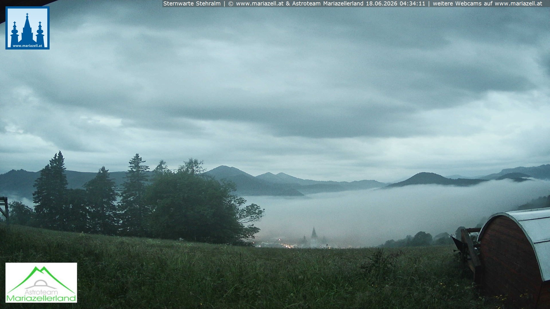 Archiv Foto Webcam Sternwarte Stehralm Mariazell