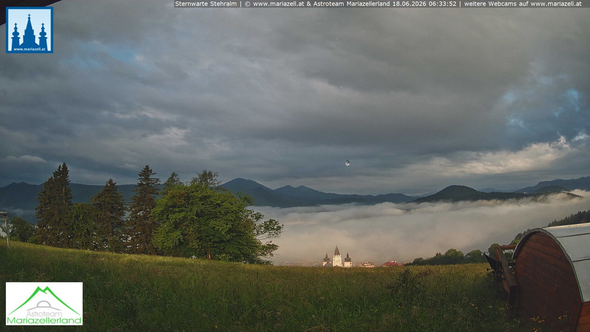 Archiv Foto Webcam Sternwarte Stehralm Mariazell