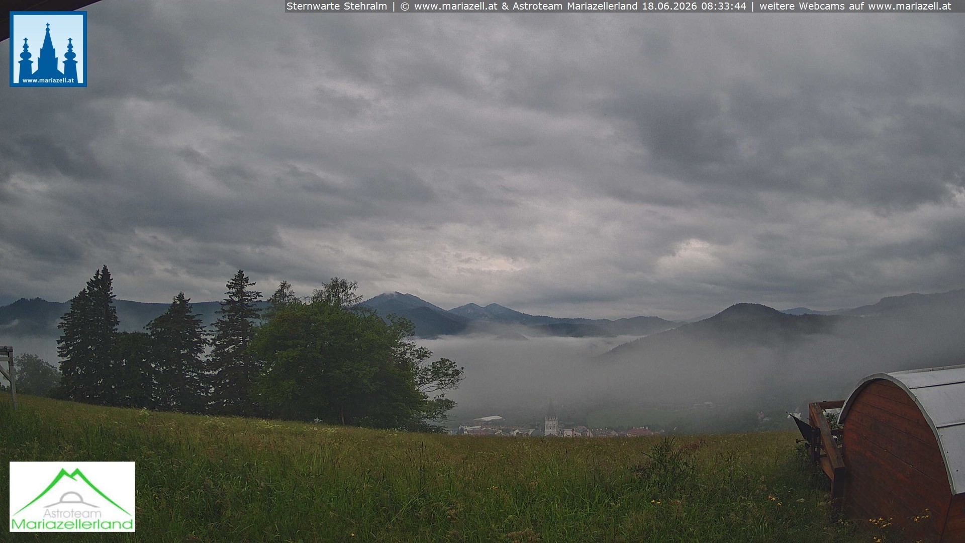 Archiv Foto Webcam Sternwarte Stehralm Mariazell