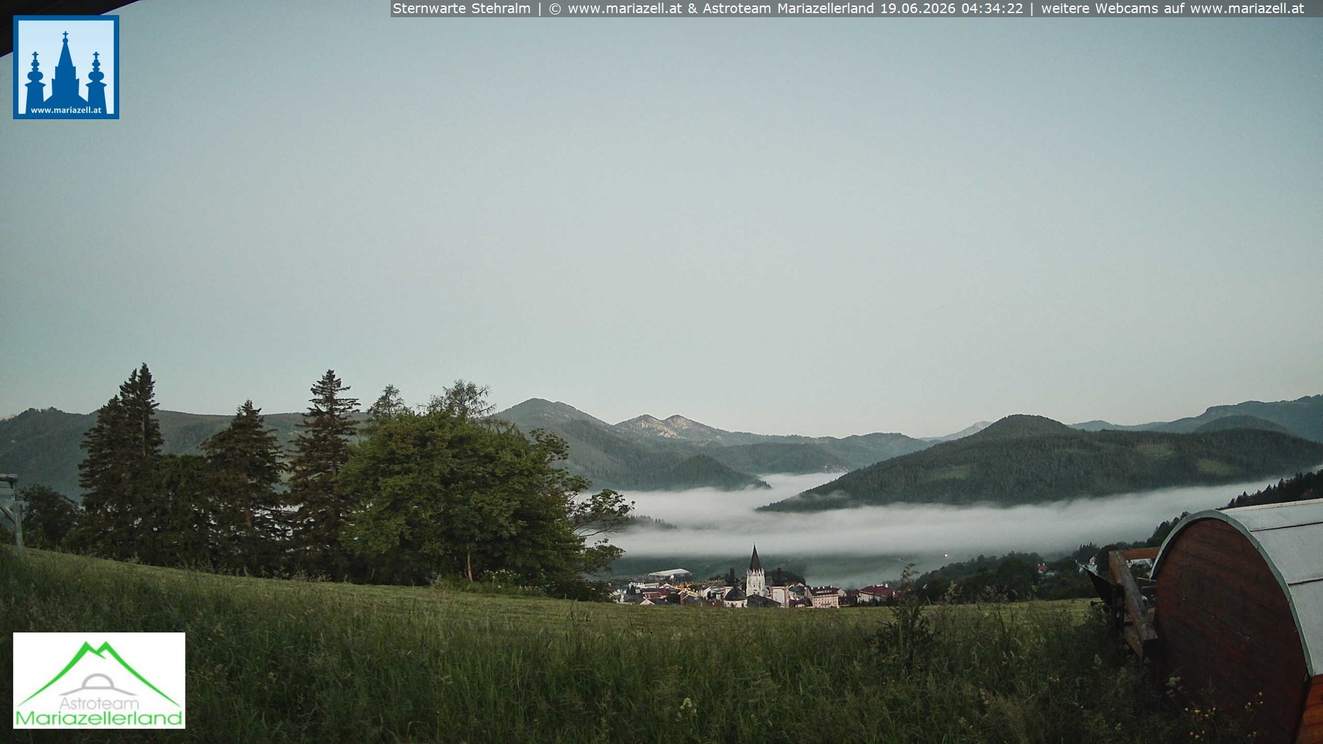 Archiv Foto Webcam Sternwarte Stehralm Mariazell