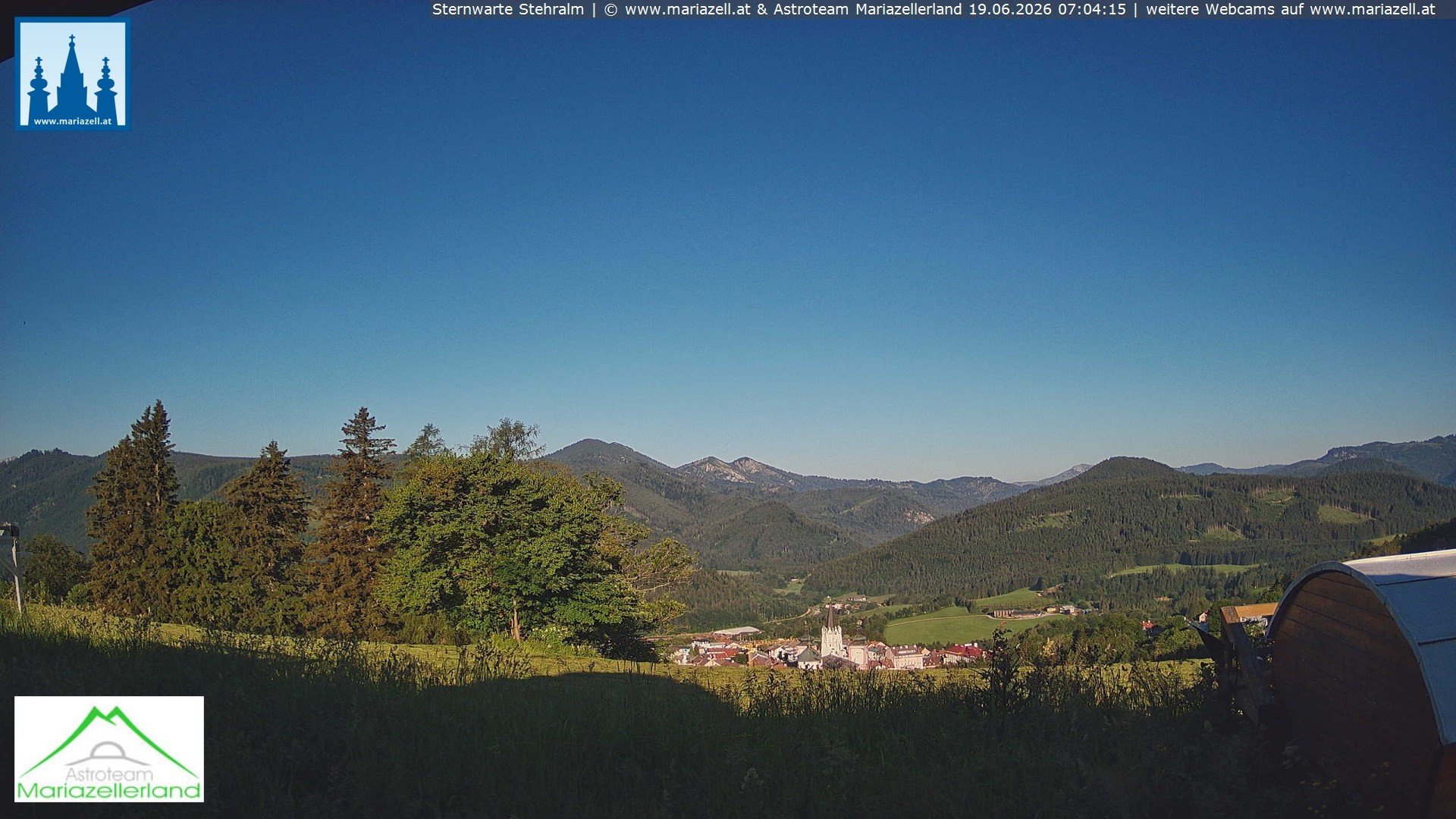 Archiv Foto Webcam Sternwarte Stehralm Mariazell