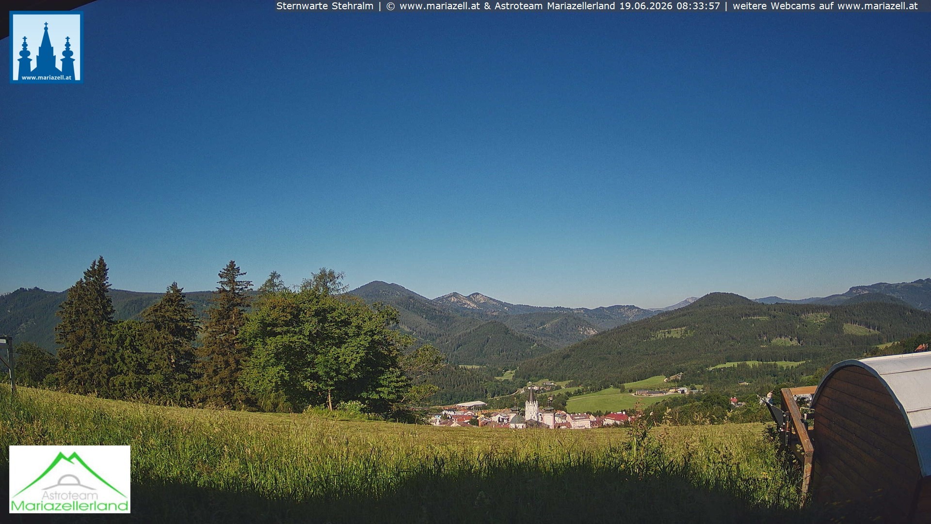 Archiv Foto Webcam Sternwarte Stehralm Mariazell