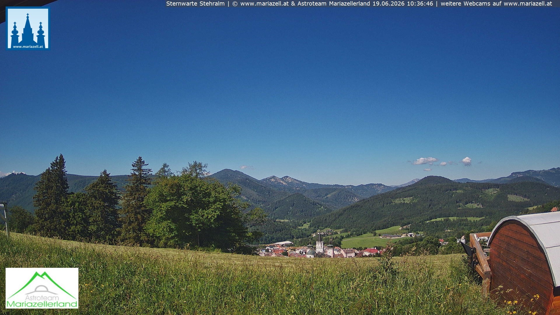 Archiv Foto Webcam Sternwarte Stehralm Mariazell