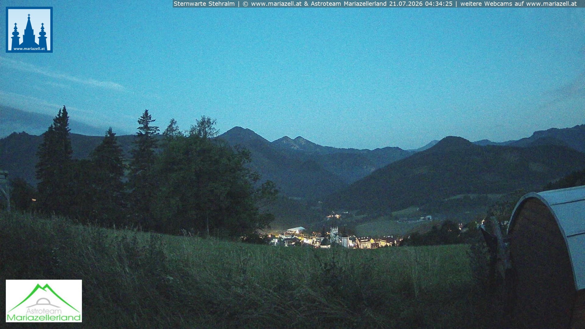 Archiv Foto Webcam Sternwarte Stehralm Mariazell