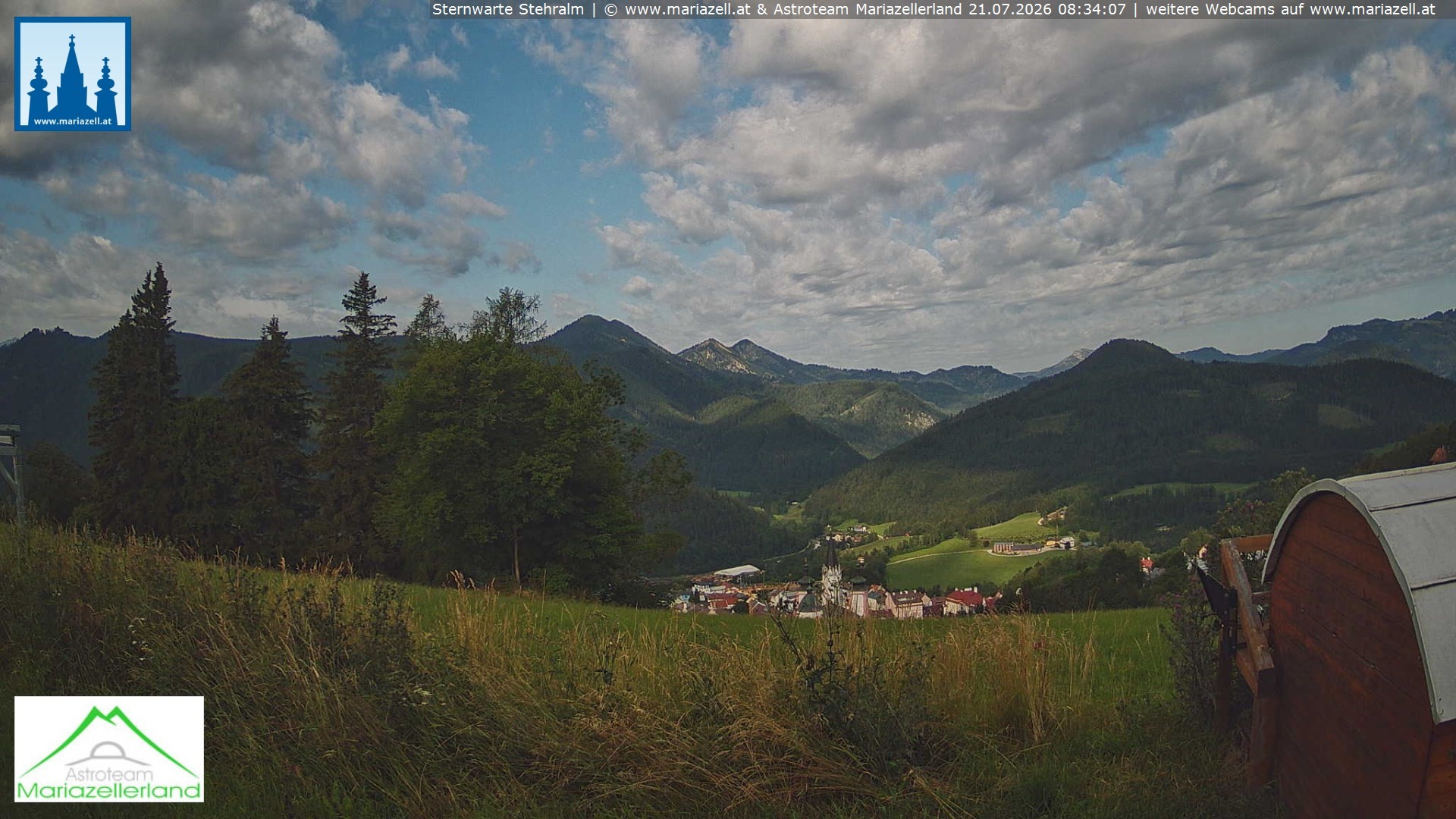 Archiv Foto Webcam Sternwarte Stehralm Mariazell