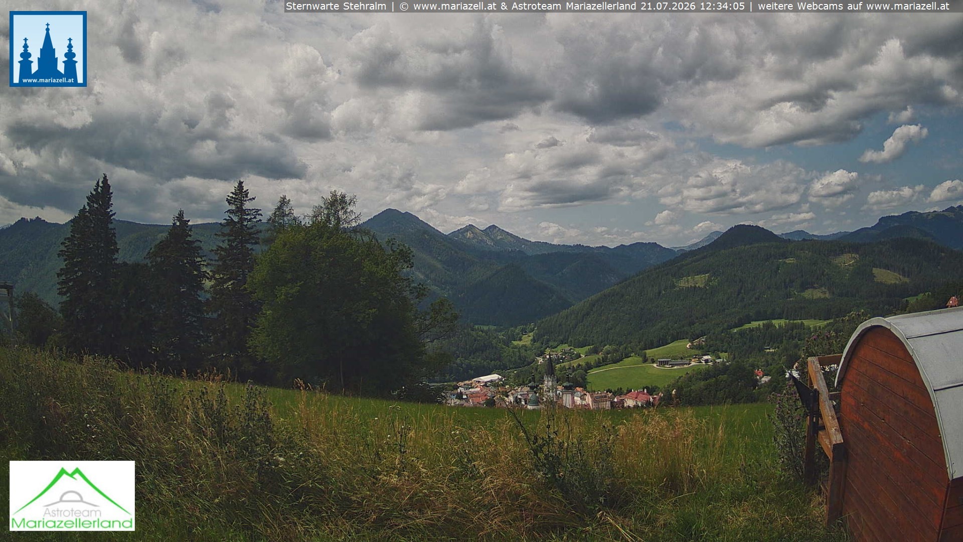 Archiv Foto Webcam Sternwarte Stehralm Mariazell