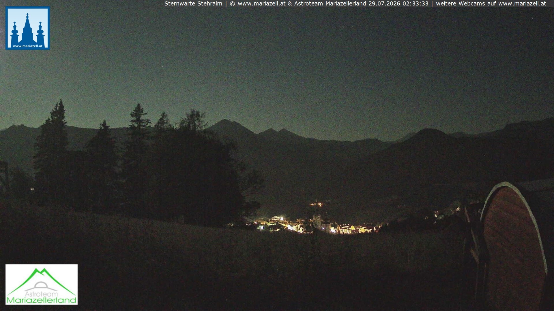 Archiv Foto Webcam Sternwarte Stehralm Mariazell