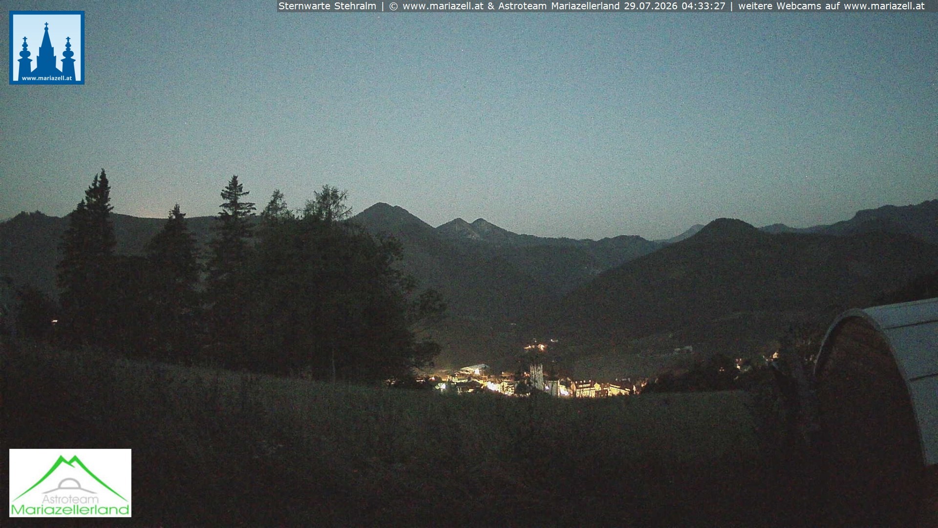 Archiv Foto Webcam Sternwarte Stehralm Mariazell