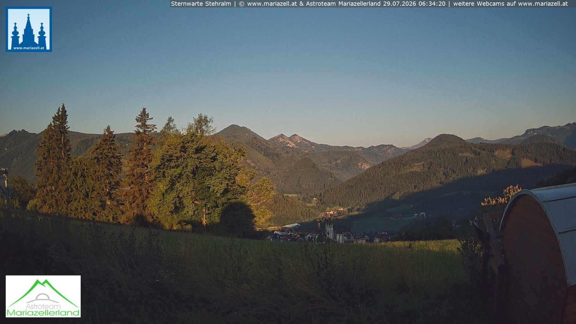 Archiv Foto Webcam Sternwarte Stehralm Mariazell