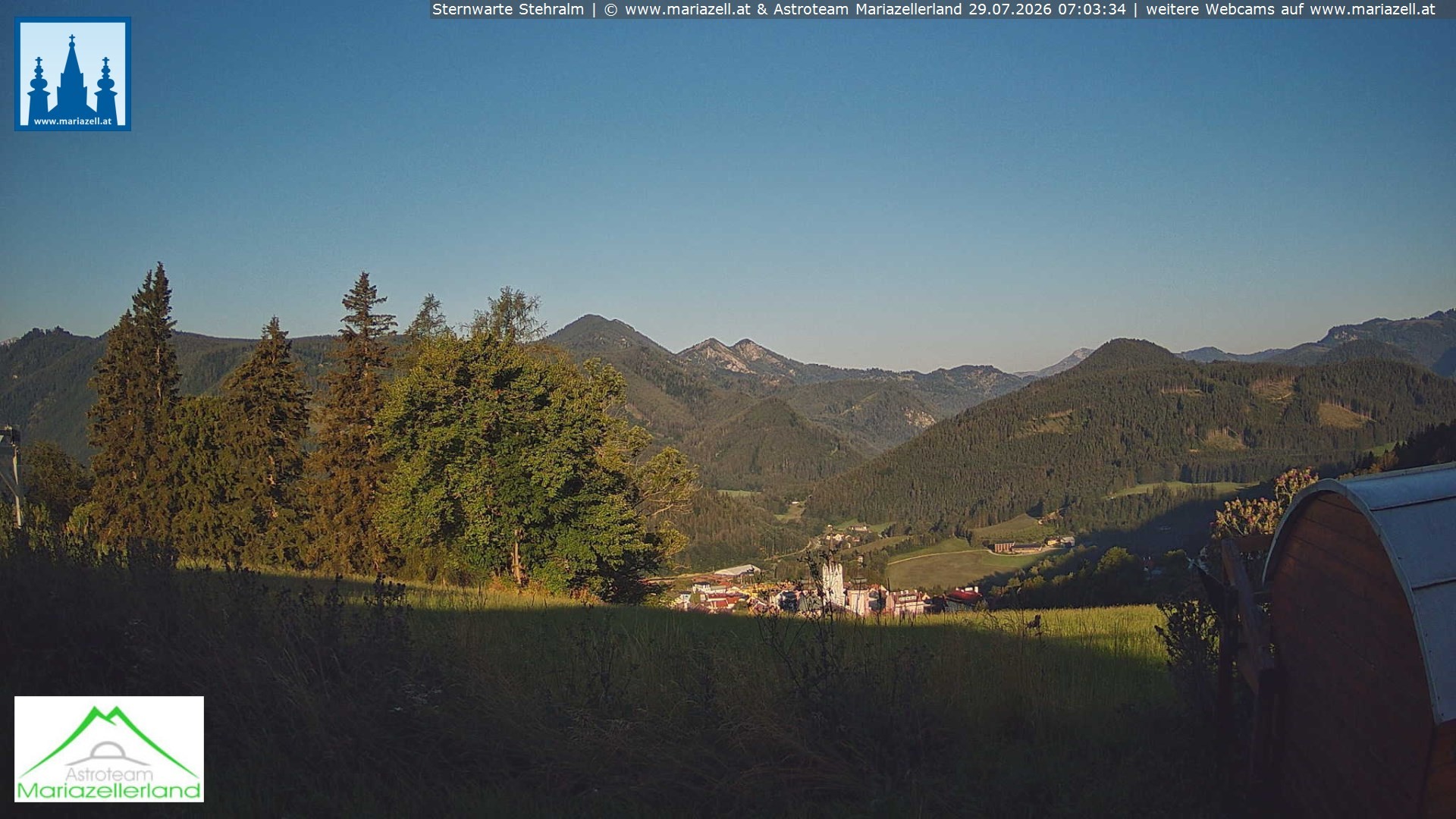 Archiv Foto Webcam Sternwarte Stehralm Mariazell