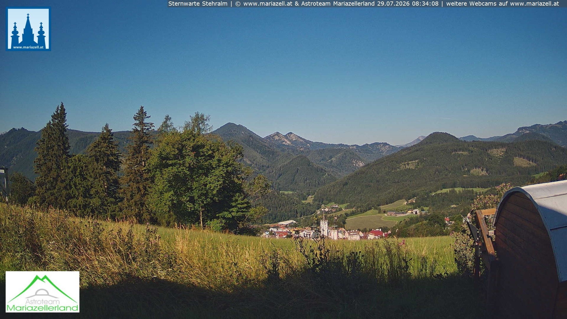 Archiv Foto Webcam Sternwarte Stehralm Mariazell
