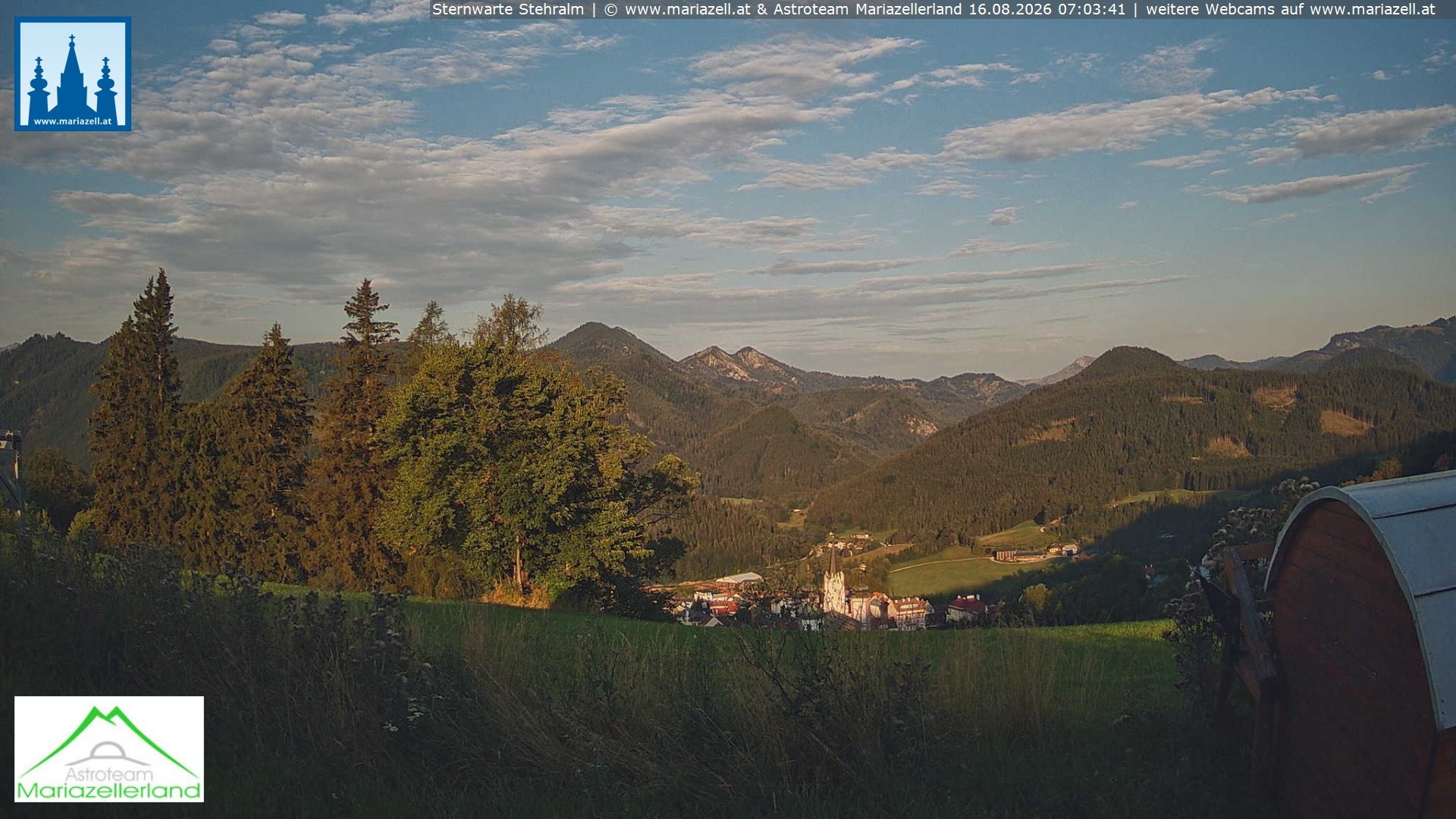 Archiv Foto Webcam Sternwarte Stehralm Mariazell