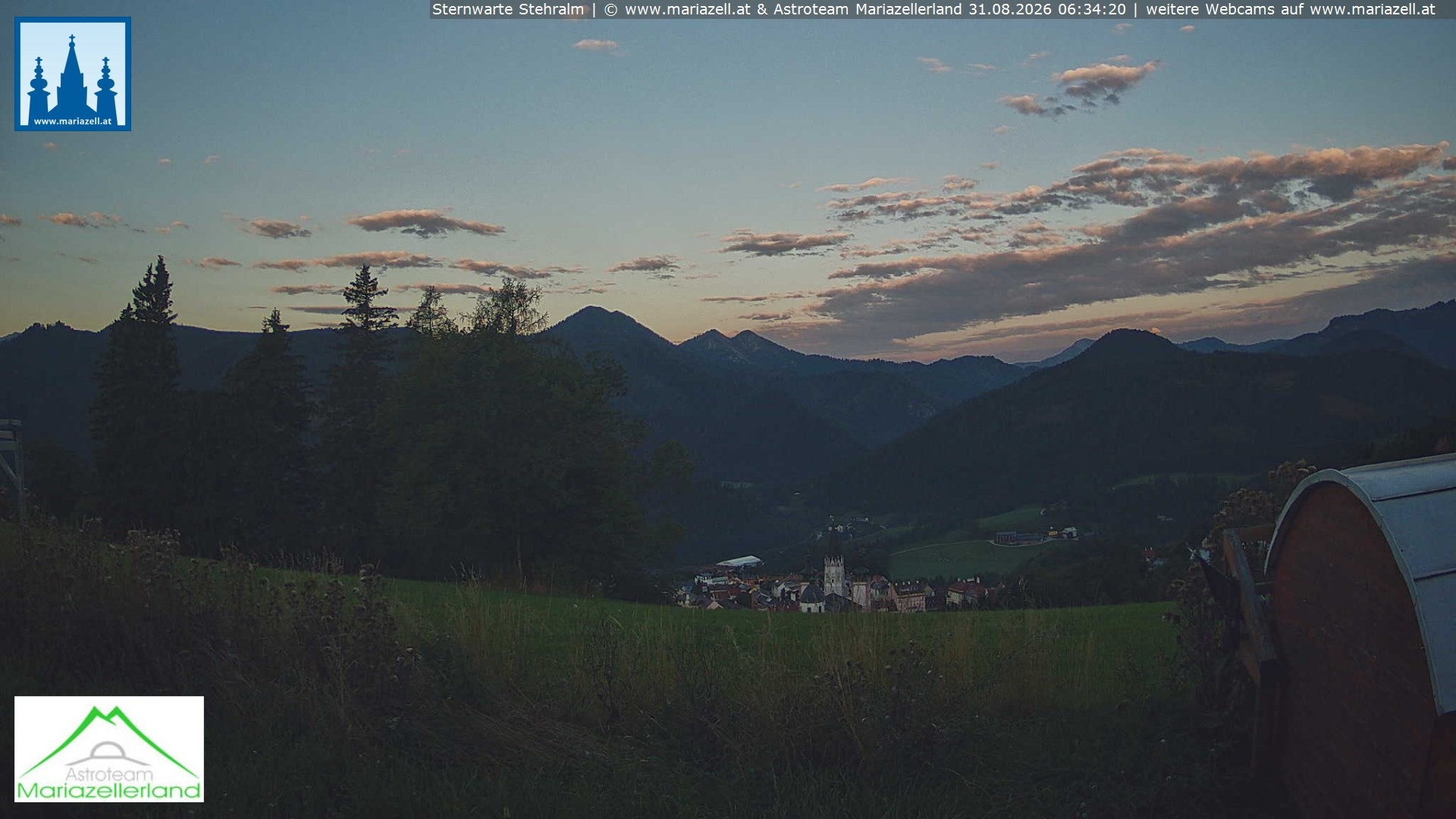 Archiv Foto Webcam Sternwarte Stehralm Mariazell