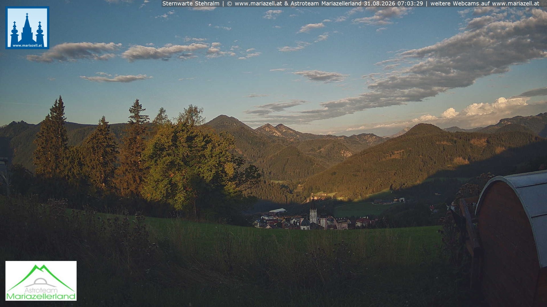 Archiv Foto Webcam Sternwarte Stehralm Mariazell