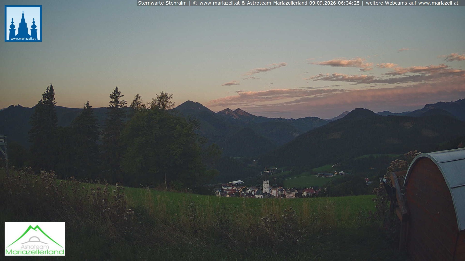 Archiv Foto Webcam Sternwarte Stehralm Mariazell
