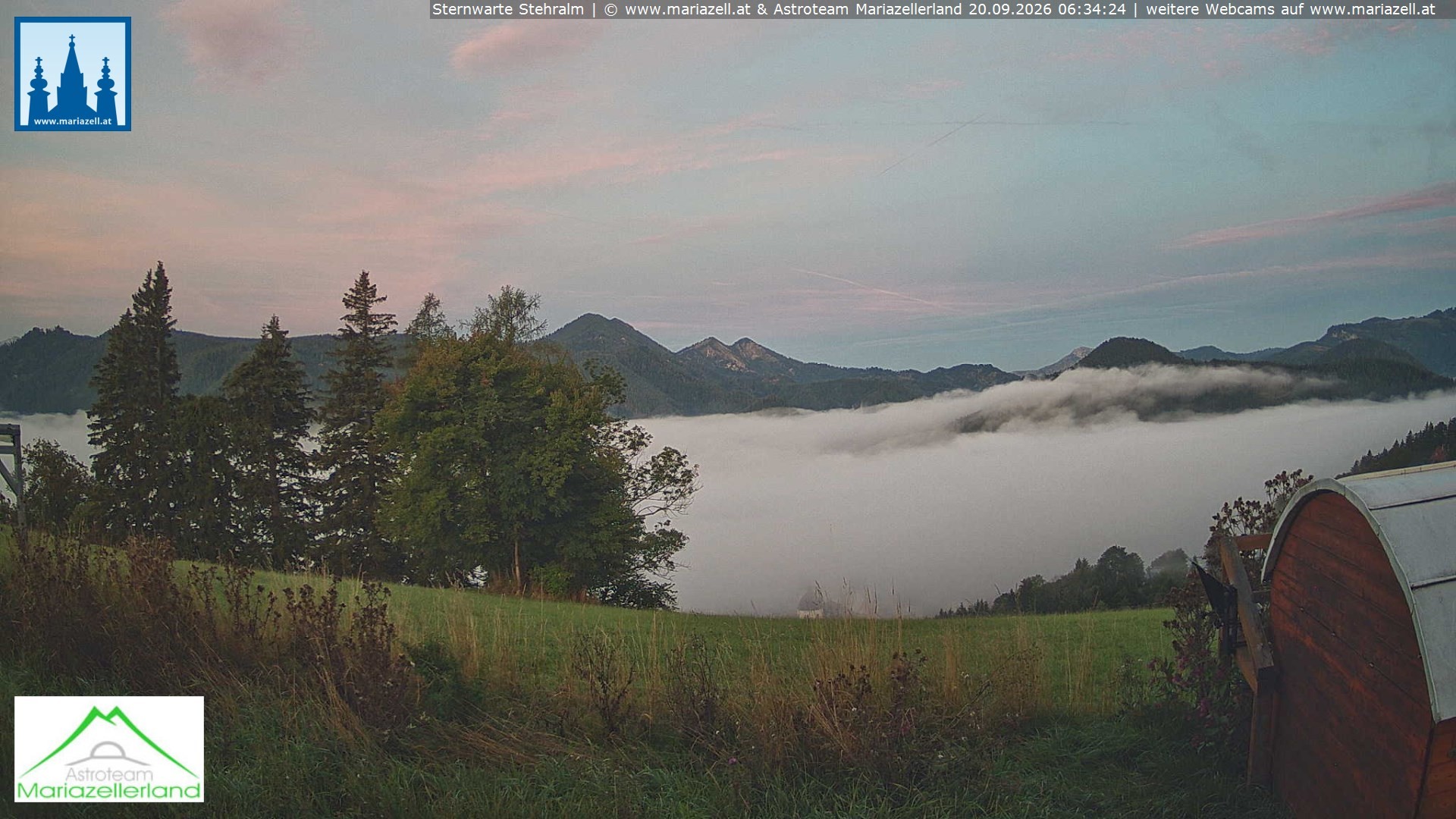 Archiv Foto Webcam Sternwarte Stehralm Mariazell