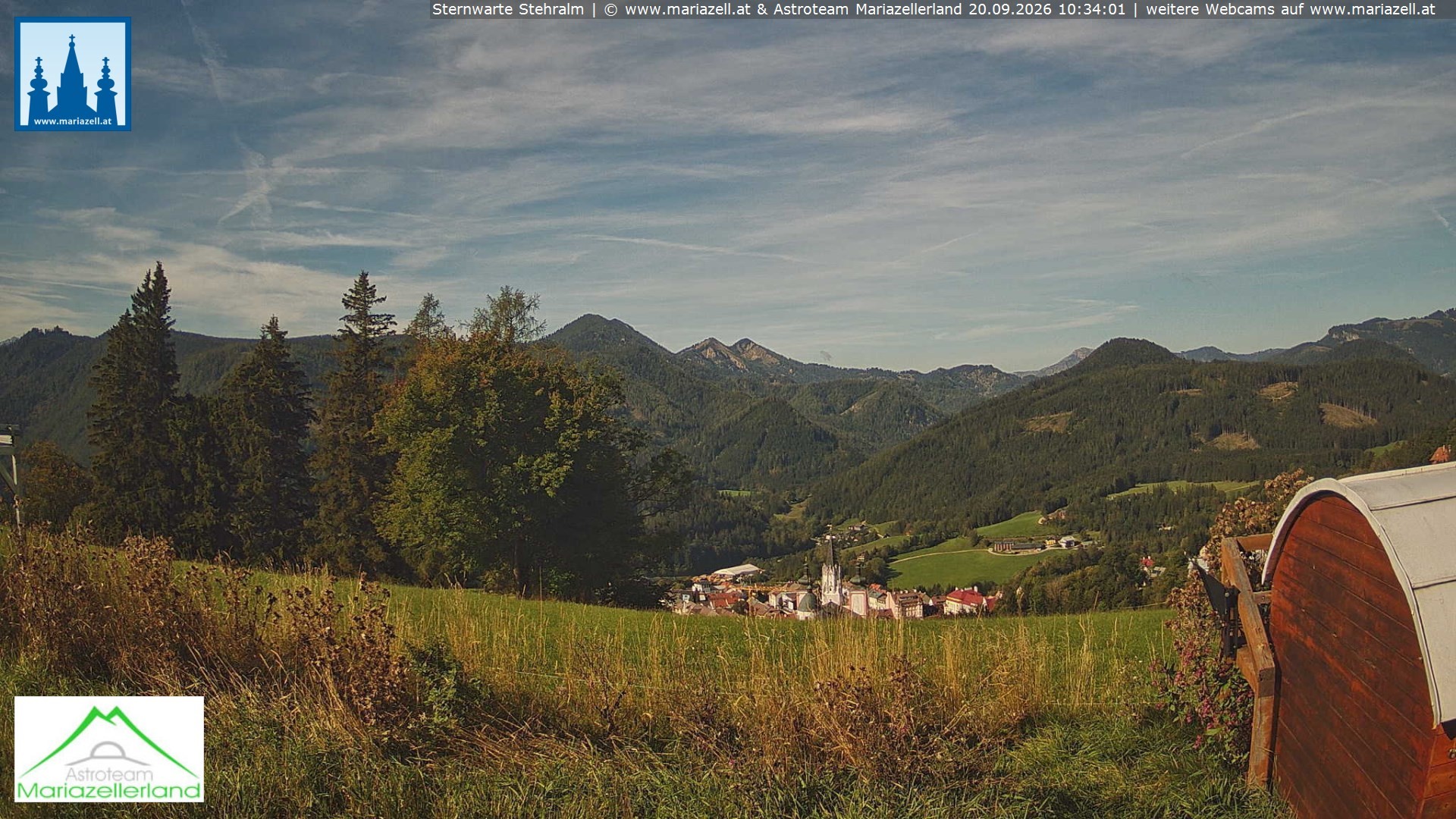 Archiv Foto Webcam Sternwarte Stehralm Mariazell