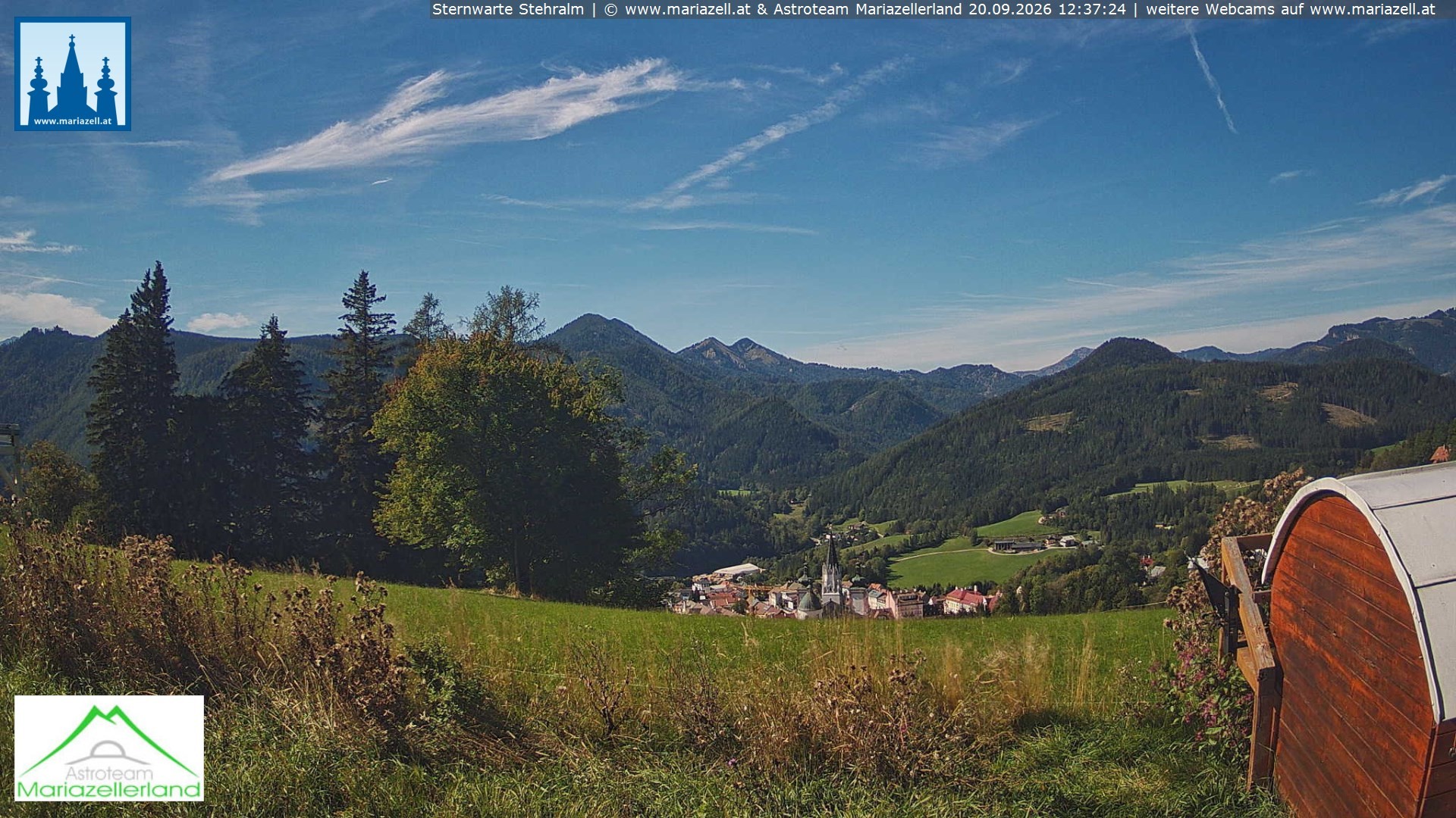 Archiv Foto Webcam Sternwarte Stehralm Mariazell