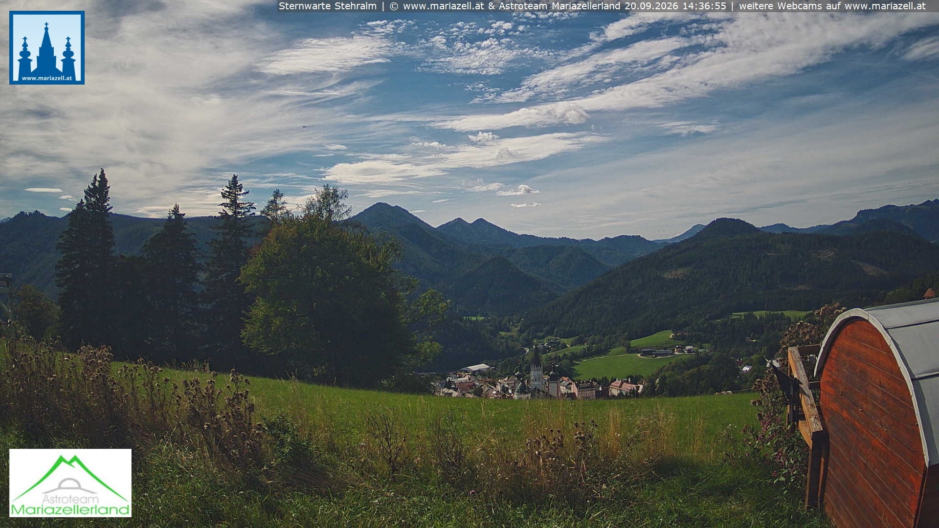 Archiv Foto Webcam Sternwarte Stehralm Mariazell