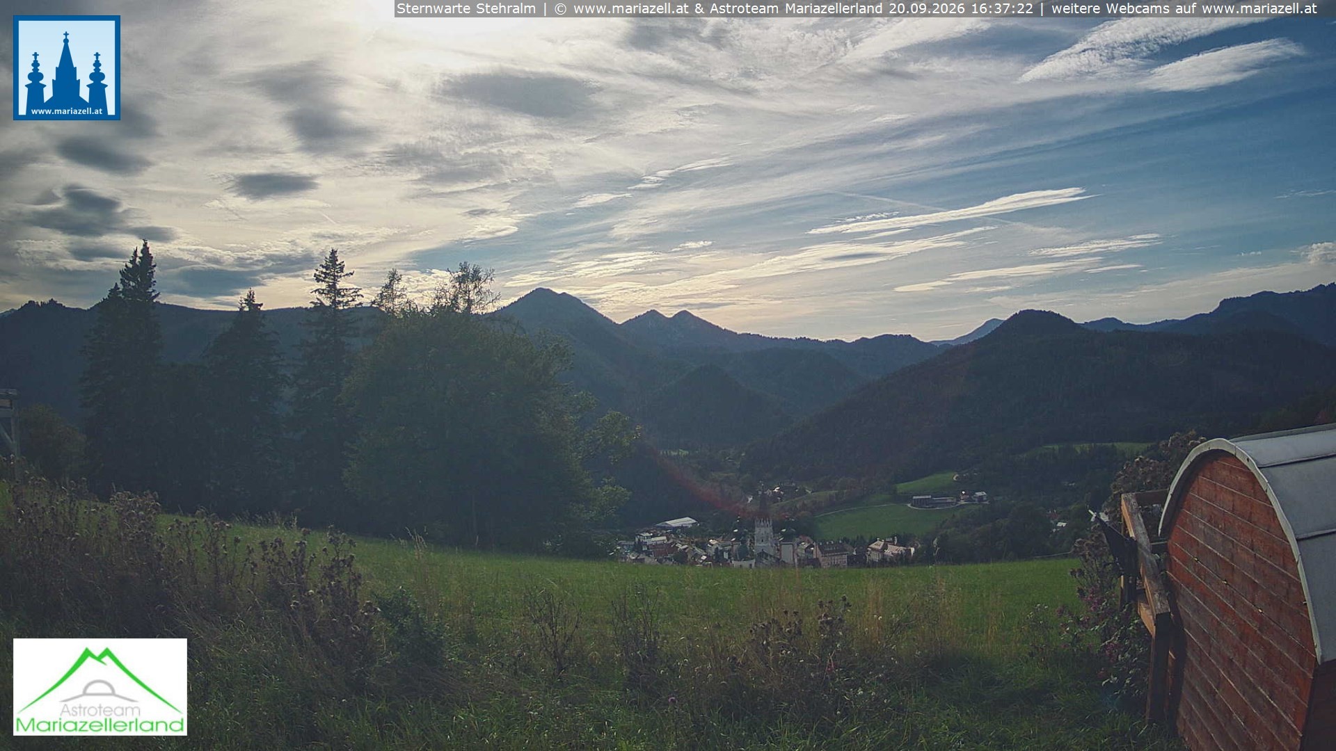 Archiv Foto Webcam Sternwarte Stehralm Mariazell