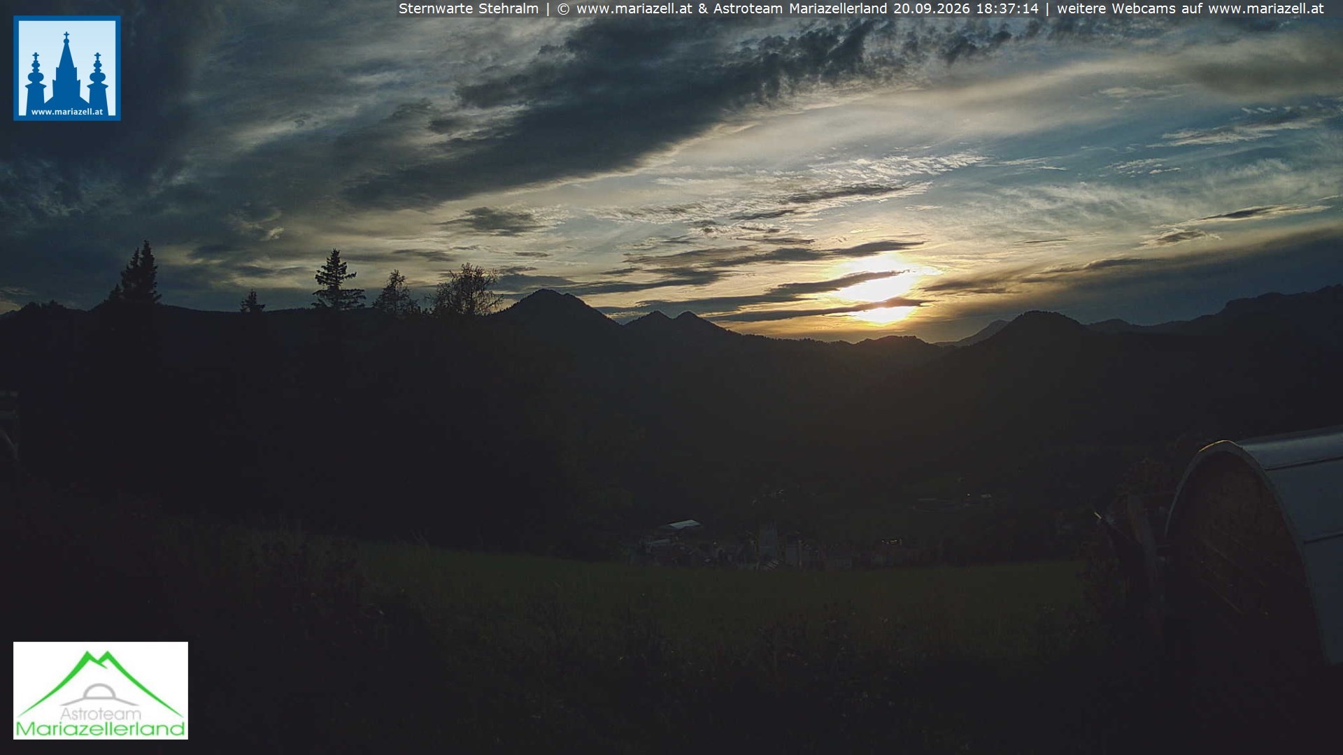 Archiv Foto Webcam Sternwarte Stehralm Mariazell